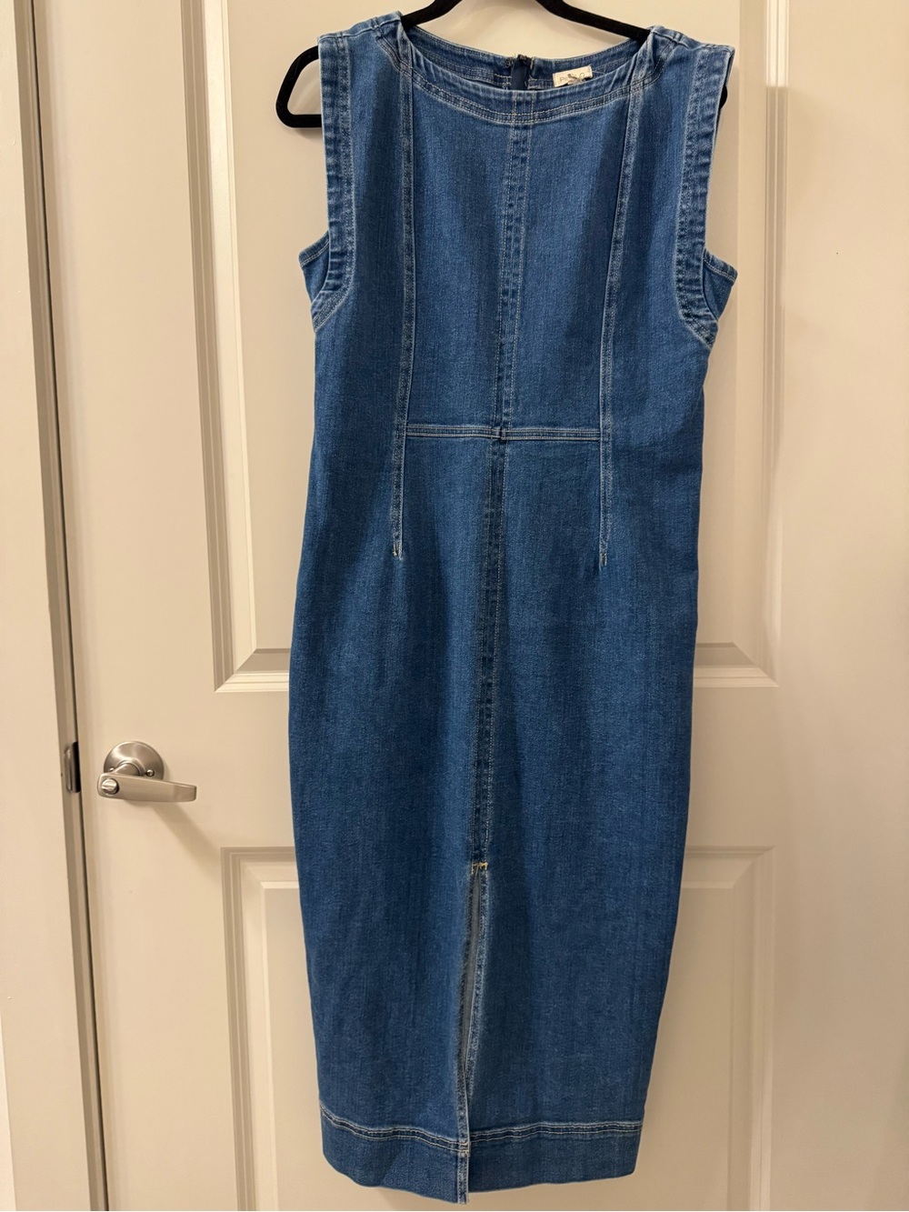 Pilcro Blue Denim Midi Dress - Picture 3 of 15